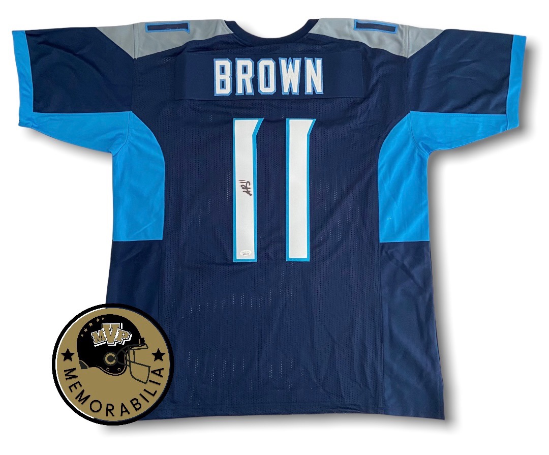 A.J. Brown Signed Tennessee Titans Custom Jersey (JSA Witness COA)